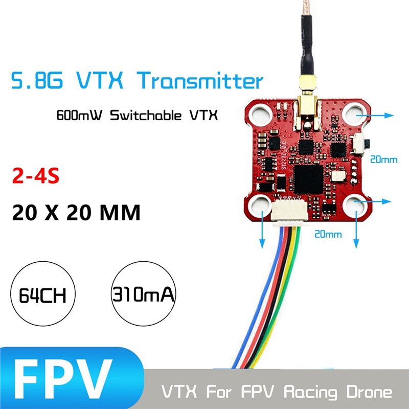 B27B MINI008 VTX 64CH 5.8G Ana - Drone Racing Vtx review and price